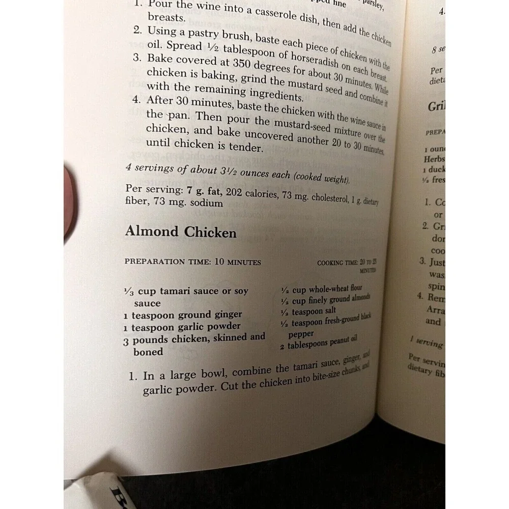 *B3G1 The Low-Fat Good Food Cookbook‎ For a Lifetime of Fabulous Cook Book BHBb